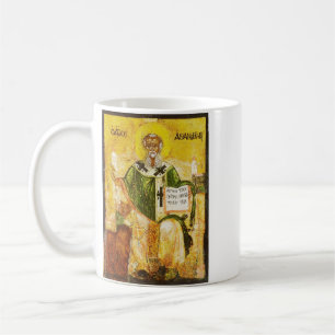 Orthodoxe Ikone des Heiligen Athanasius von Alexan Kaffeetasse