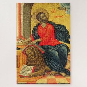 orthodoxe Ikone des heiligen Markus des Evangelist