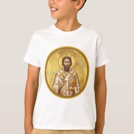 Orthodoxe Ikone des Heiligen Sava T-Shirt