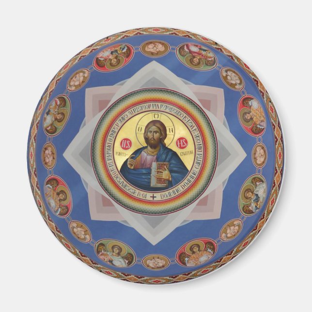 orthodoxe Ikone Kirche Heilige Heilige Magnet (Vorne)