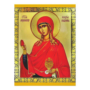 Orthodoxe Ikone Saint Mary Magdalene Poster