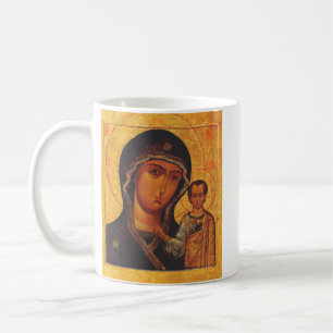 Orthodoxe Ikone Unsere Liebe Frau von Kasan Kaffeetasse