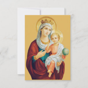 Orthodoxe Jungfrau Maria Ikone Heilige Karte