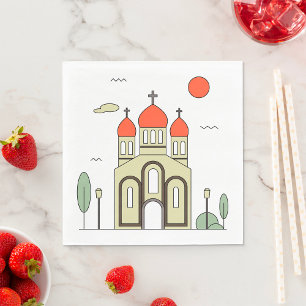 Orthodoxe Kirche Serviette