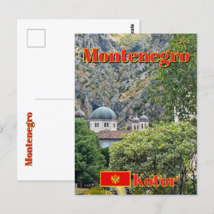 orthodoxe Kirchen in Kotor, Montenegro Reise Postkarte