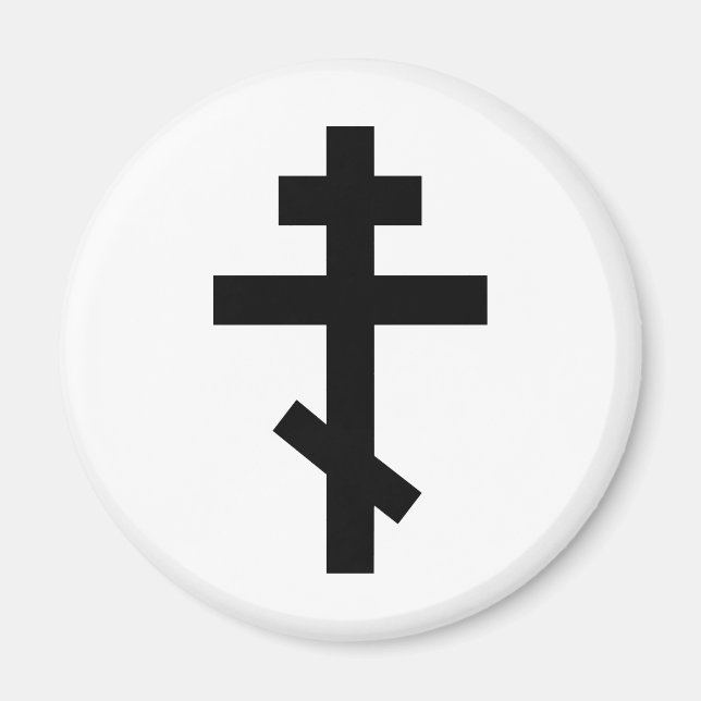Orthodoxe Kreuz Magnet (Vorne)