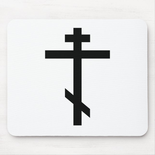 Orthodoxe Kreuz Mousepad (Vorne)