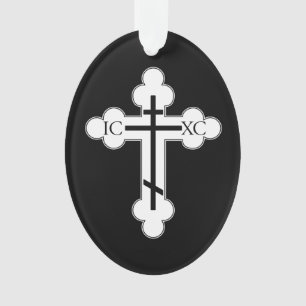 Orthodoxe Kreuz Ornament