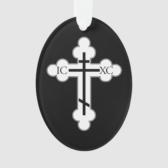 Orthodoxe Kreuz Ornament (Vorderseite)
