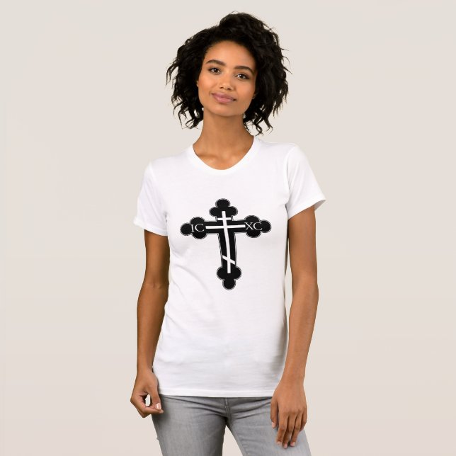 Orthodoxe Kreuz T-Shirt (Vorne ganz)