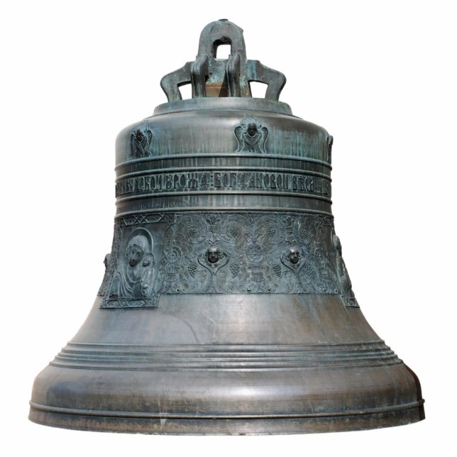 Orthodoxe russische Kirchenglocke Freistehende Fotoskulptur (Vorne)