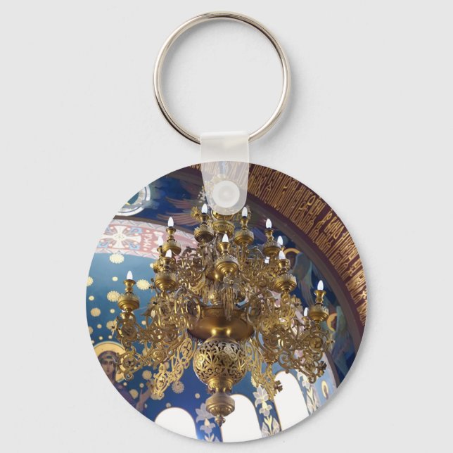 Orthodoxe Weihnachten. Die reiche Dekoration Schlüsselanhänger (Vorderseite)