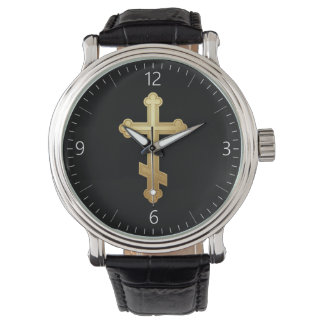 Orthodoxenkreuz Armbanduhr