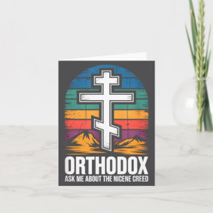 Orthodoxer Christ fragt mich über das Nicänische G Karte