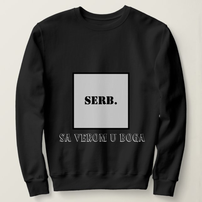 Orthodoxes Crosspulli Sweatshirt (Design vorne)
