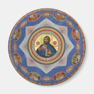 orthodoxes Ikonengottkirchen-Religionsheiliges Magnet