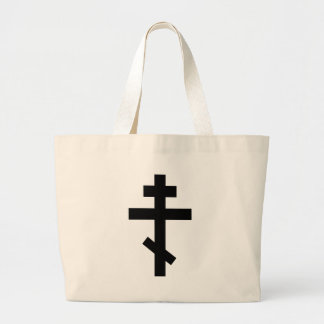 Orthodoxes Kreuz Jumbo Stoffbeutel