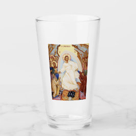 Orthodoxes Symbol der Anastasenresurrektion Glas