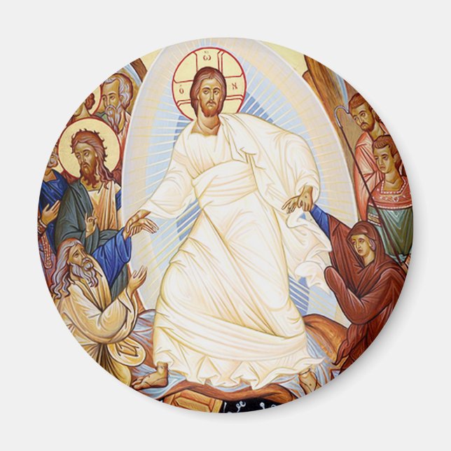 Orthodoxes Symbol der Anastasenresurrektion Magnet (Vorne)