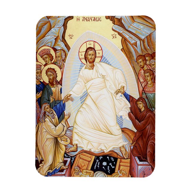 Orthodoxes Symbol der Anastasenresurrektion Magnet (Vertikal)