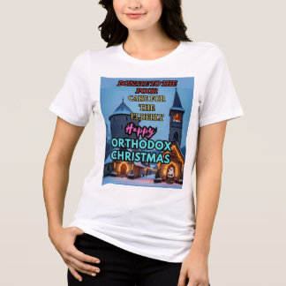 Orthodoxes Weihnachtsfest Tri-Blend Shirt