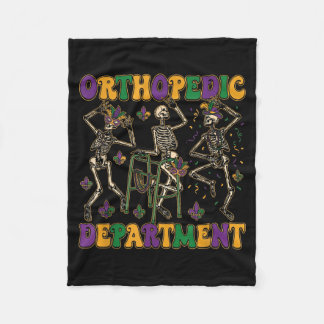 Orthopädie-Abteilung Mardi Gras Krankenschwester S Fleecedecke