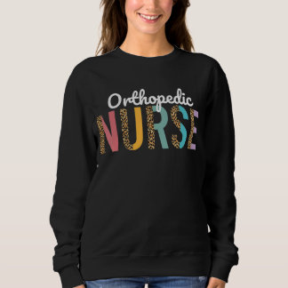 Orthopädie Krankenpflege Leopard Frauen Rn Niedlic Sweatshirt