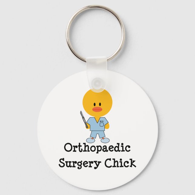 Orthopädie Operation Chick Schlüsselanhänger (Vorderseite)