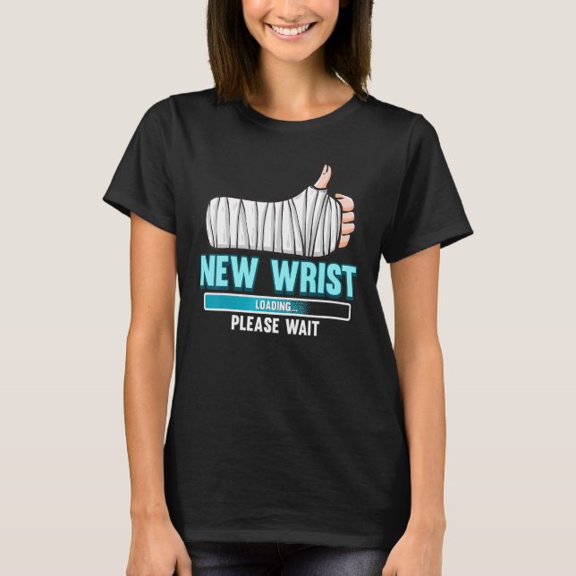 Orthopädie Operation Erholung gebrochen Armaufpral T-Shirt (Vorderseite)