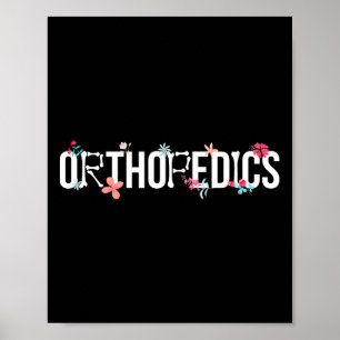 Orthopädie Orthopädie Krankenschwester Orthopädie Poster