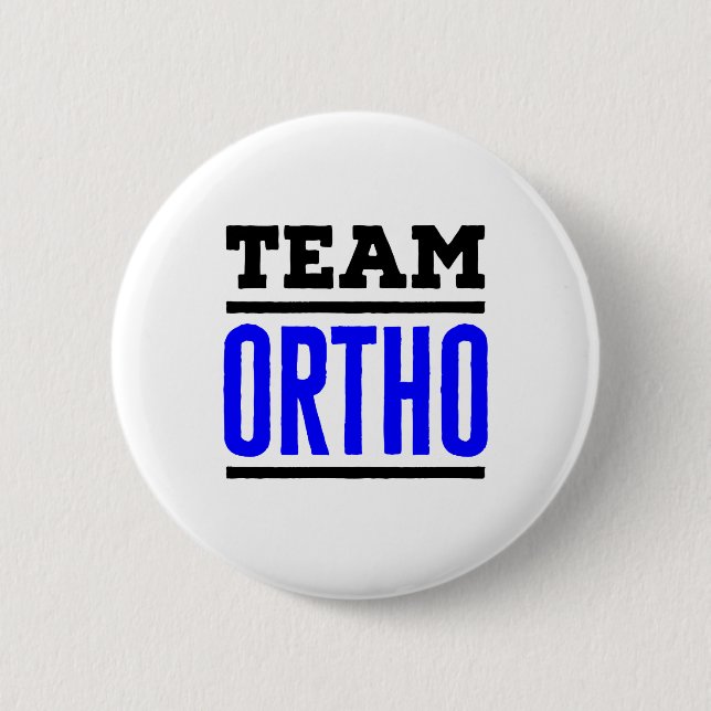 Orthopädie-Orthopädie-Orthopädie-Krankenpfleger Button (Vorderseite)