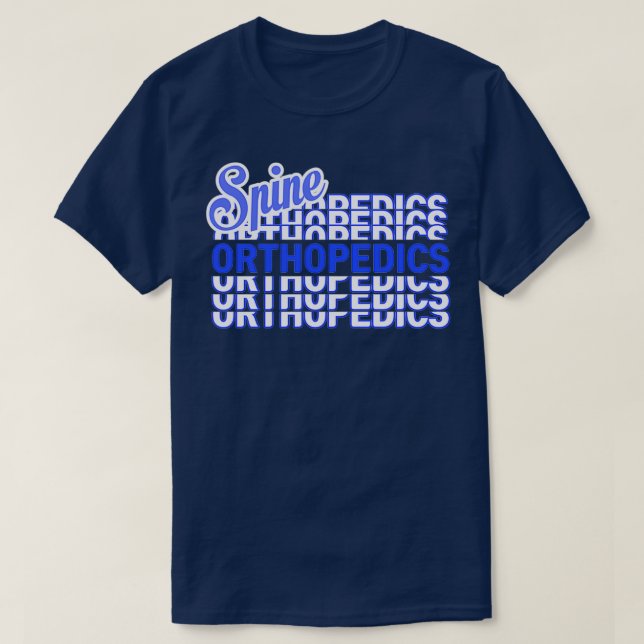 Orthopädie Wirbelsäule Operation in der Liebe Wirb T-Shirt (Design vorne)