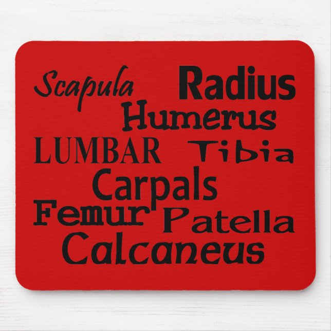 Orthopädische Arzt-/Chirurg-Geschenke Mousepad (Vorne)