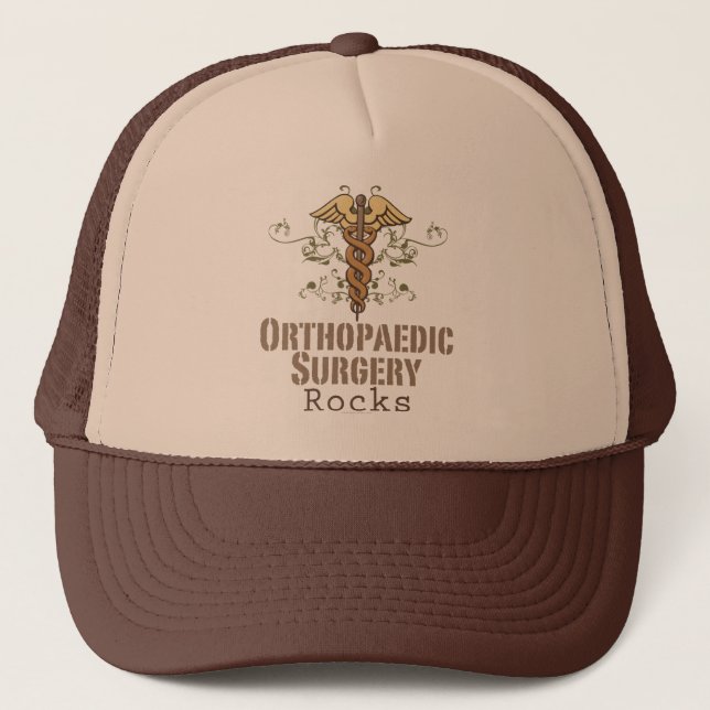 Orthopädische Operation schaukelt Hut Truckerkappe (Vorderseite)