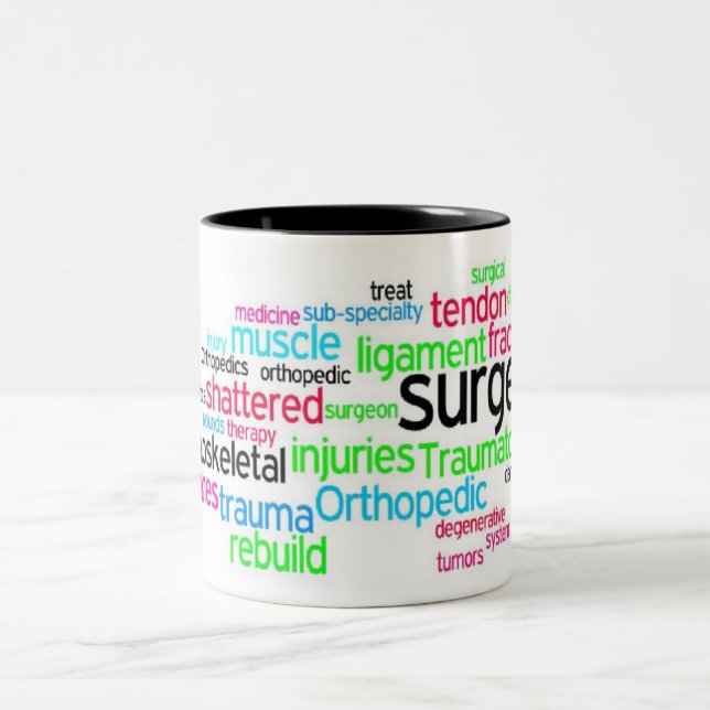Orthopedics-Liebe Zweifarbige Tasse (Mittel)