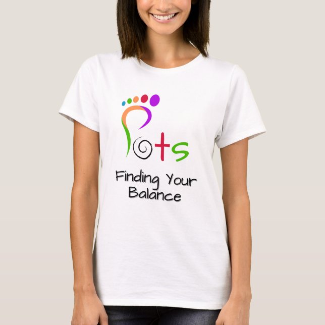 Orthostatisches Orthostatisches Syndrom (POTS) Bew T-Shirt (Vorderseite)