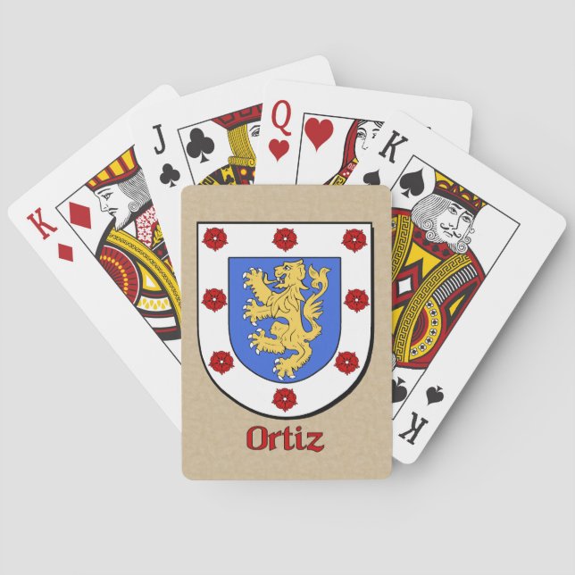 Ortiz Heraldic Shield Spielkarten (Rückseite)