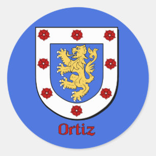 Ortiz-Schildkleber Runder Aufkleber