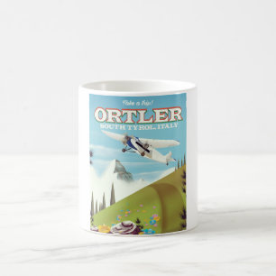 Ortler - Südtirol, Italien - Reiseplakat Kaffeetasse