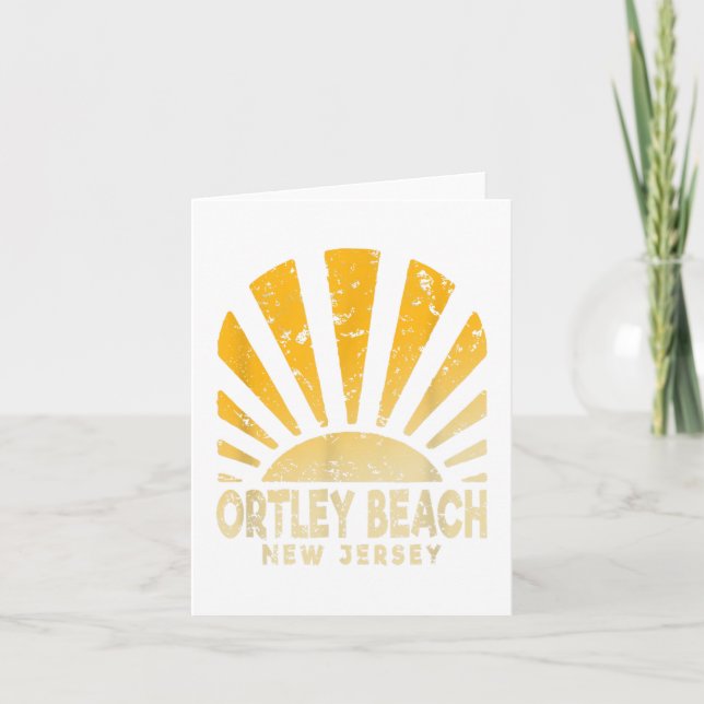 Ortley Beach Nj - Sunny Ortley Beach New Jersey _1 Karte (Vorderseite)