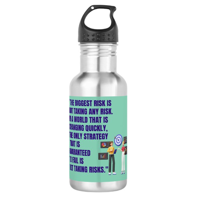 örtliches Angebot Edelstahlflasche (Vorderseite)
