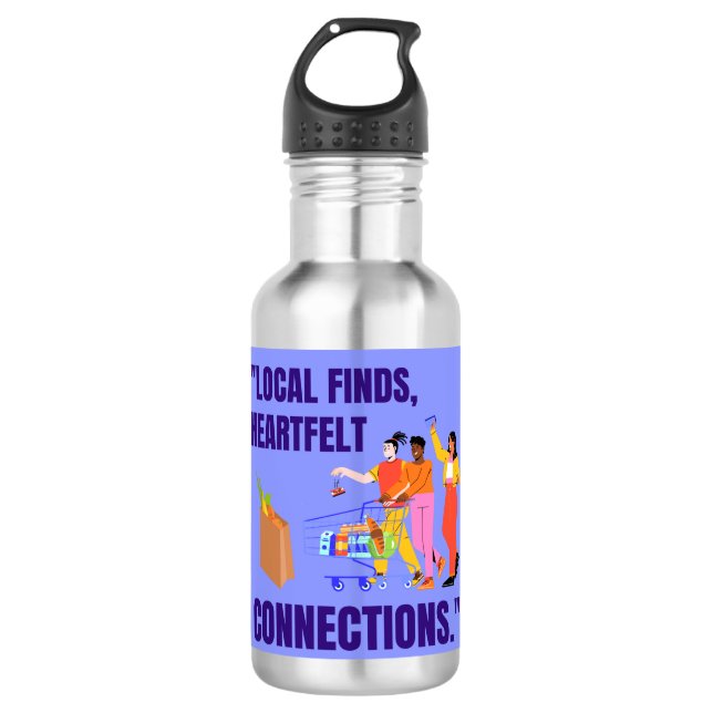 örtliches Angebot Edelstahlflasche (Vorderseite)