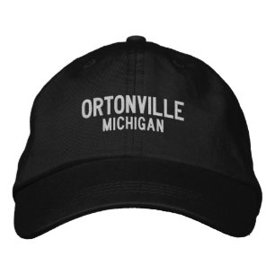 Ortonville Michigan bestickte Baseballmütze Baseballkappe