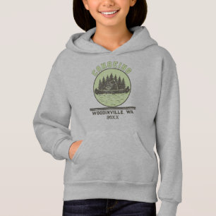 Ortsname des benutzerdefinierten Kanufahrers Hoodie