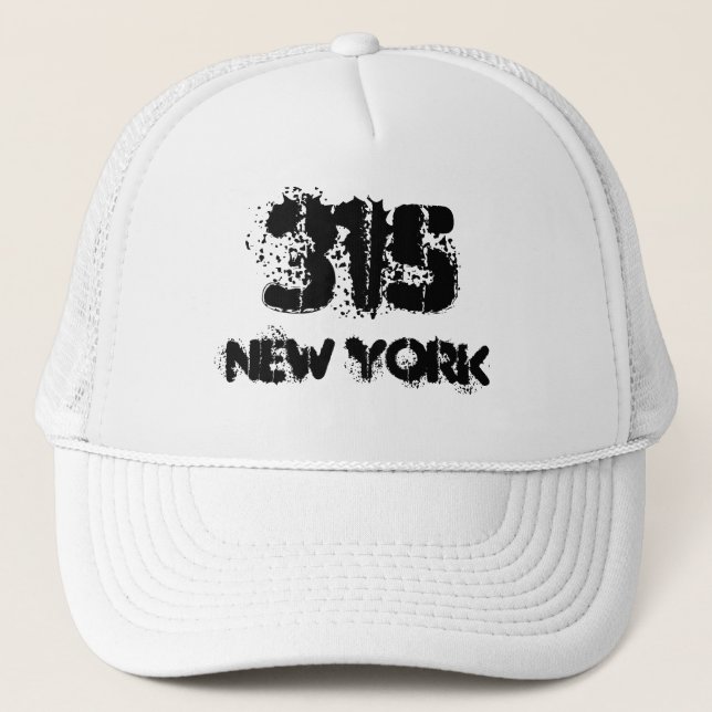 Ortsnetzkennzahl New York 315 Truckerkappe (Vorderseite)