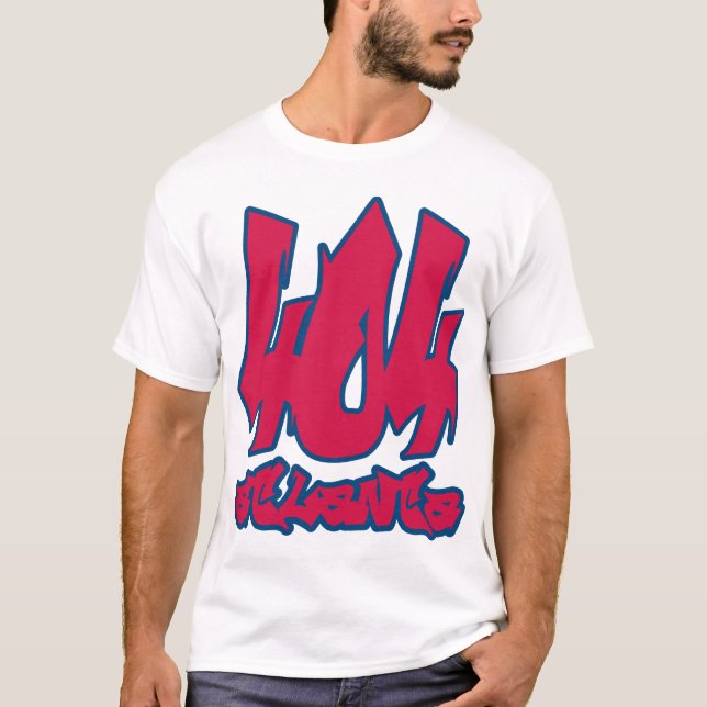 Ortsnetzkennzahl-Shirt Atlantas 404 - T-Shirt (Vorderseite)