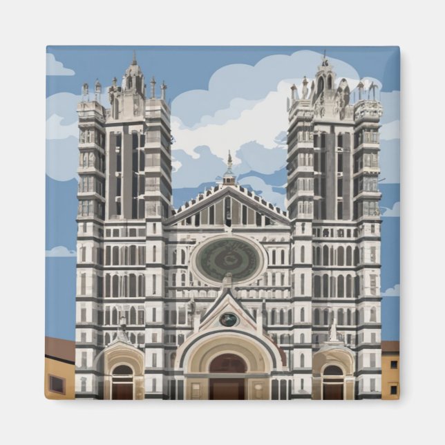 Orvieto, Italien Magnet (Vorne)