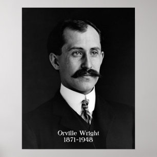 Orville Wright Poster 40x50cm