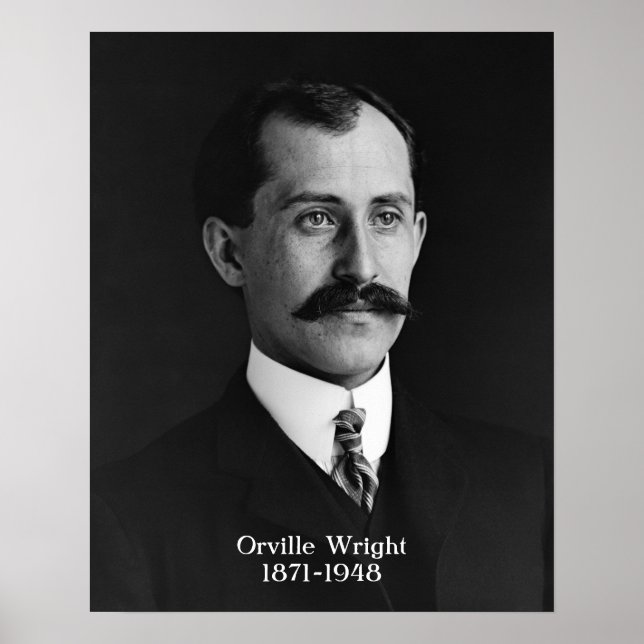 Orville Wright Poster 40x50cm (Vorne)