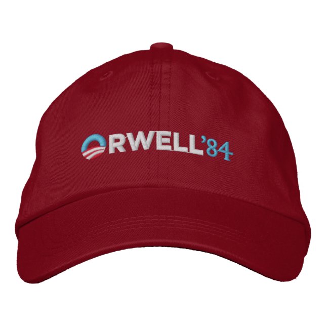 Orwell 1984 Hat Bestickte Kappe (Vorderseite)